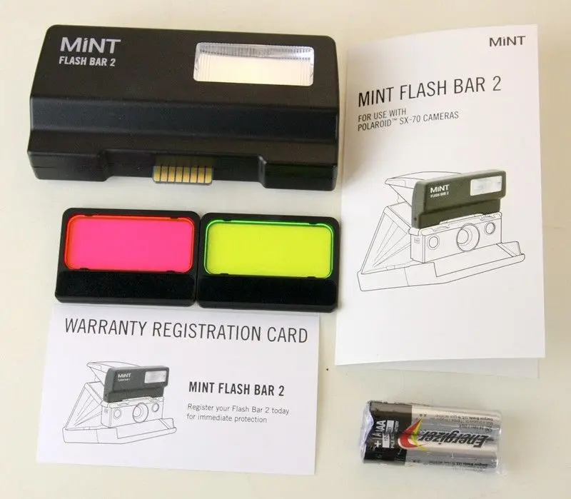 Невозможно мяты флэш-бар 2 Lightning для Polaroid SX-70 Камера Alpha1 Model2 sonar SLR670