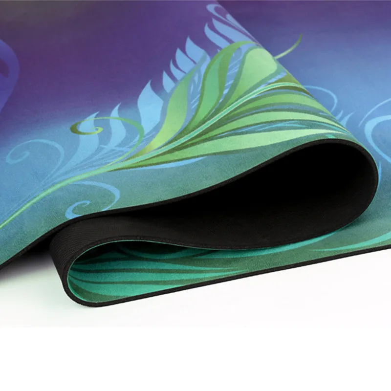 Коврик для йоги из натурального каучука с принтом 3 5 мм экологически чистый