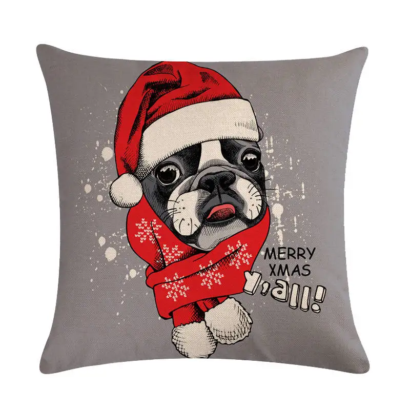 45 см x 45 м домашнее животное Американский бульдог хлопок белье dogue de Bordeaux Чехлы для подушек домашний диван украшения обнимашки наволочки ZY1155