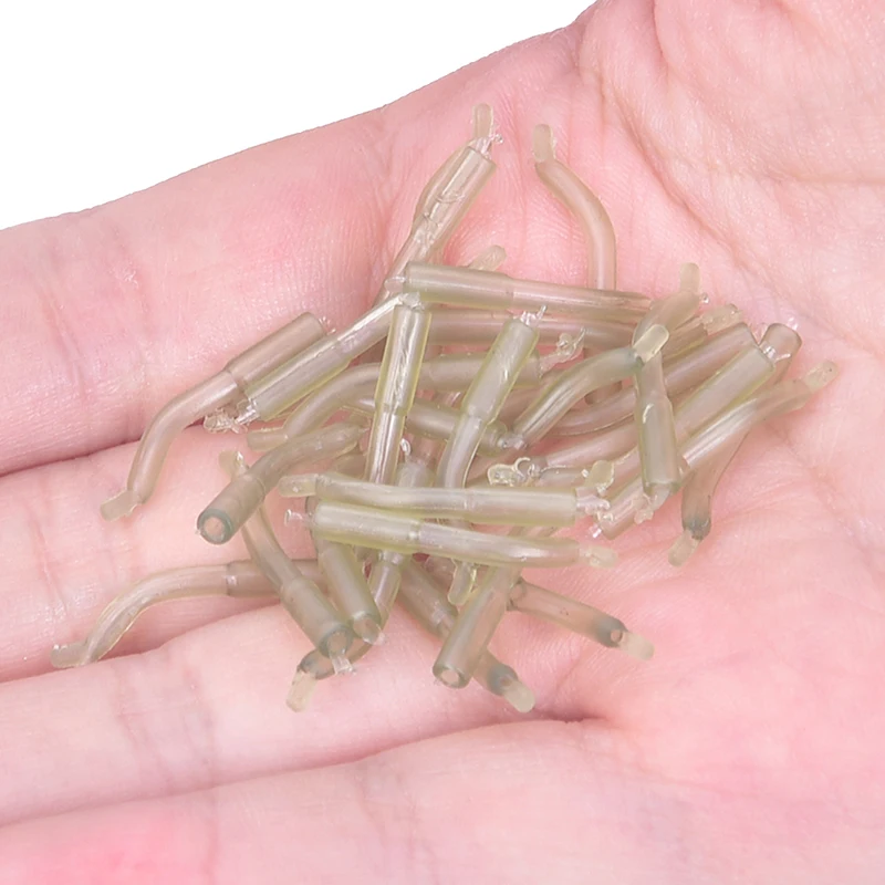 

30Pcs Carp Fishing Accessories Hook Sleeve Hair Rig Aligner Soft Positioner