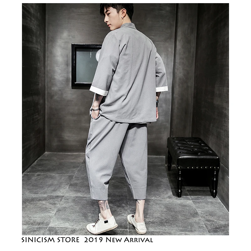 MrGoldenBowl Store streeetwear спортивный костюм с принтом на лето 2020 мужские рубашки в