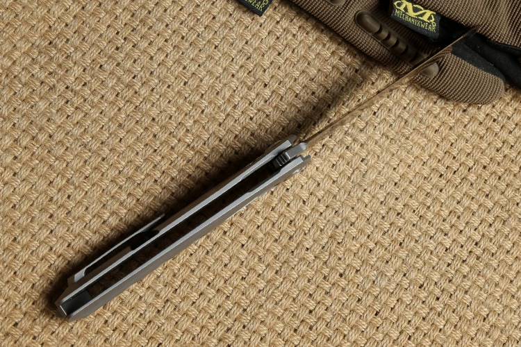 Два солнца TS44 Тактический Flipper мяч brearing складной нож D2 лезвие titanium Отдых на