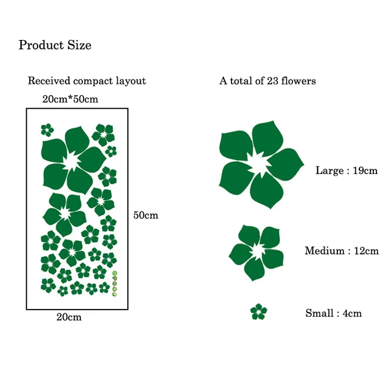 Креативная разноцветная Наклейка на стену с цветами фон для дивана телевизора