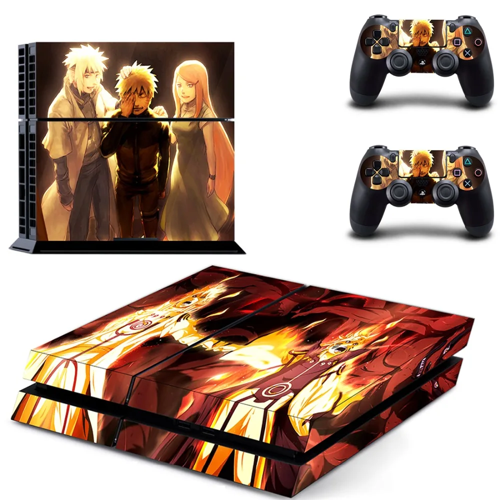 Naruto Play Station 4 ps4 skin sticker for Sony stickers Console and 2 controller skins vinyl pegatinas switch | Электроника