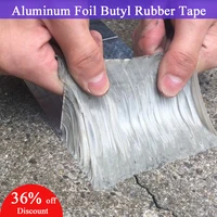 aluminum foil butyl rubber tape self adhesive waterproof uv resistant tapes for wall window roof pipe floor marine repair