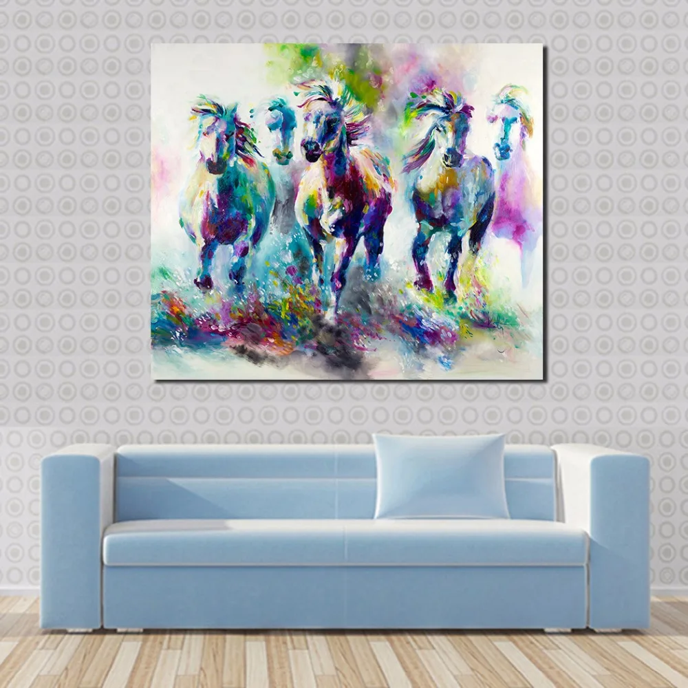 

JQHYART красочные украшения для стен, строгая картина маслом, холст, принты, настенные картины для гостиной