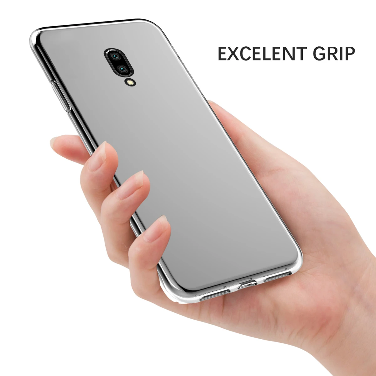 Тонкий прозрачный чехол для Oppo K3/Reno Z/Realme X/A9/A1k/Reno 10x ZOOM/Reno/R15/A7 Прозрачная мягкая