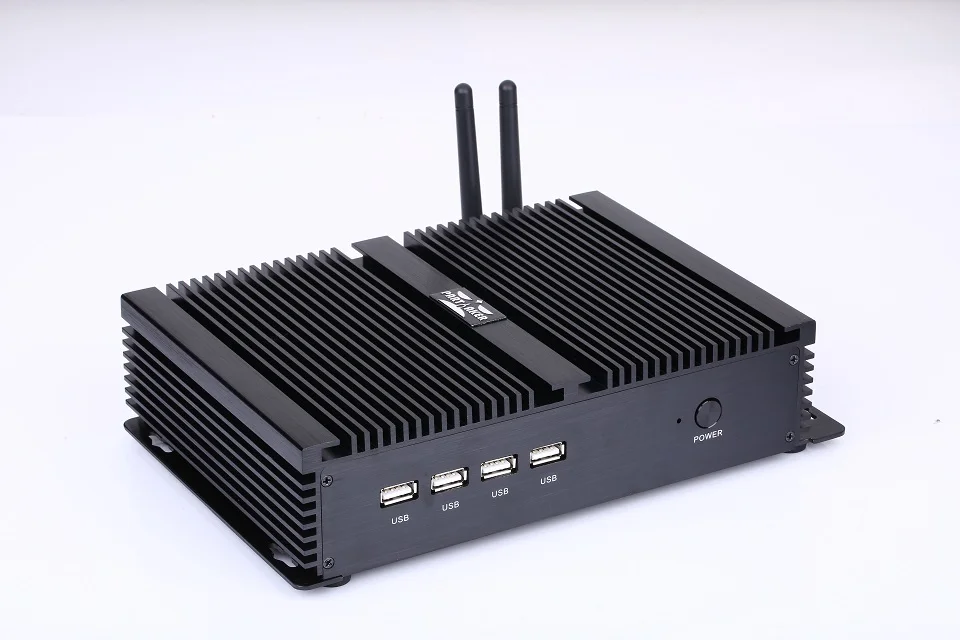 Preise Lüfterlose Mini-pc Industrie-pc Mit USB 3.0 Dual Gigabit Lan 4 COM HDMI Intel Celeron C1037U Core I5 3317U Windows 10 Linux