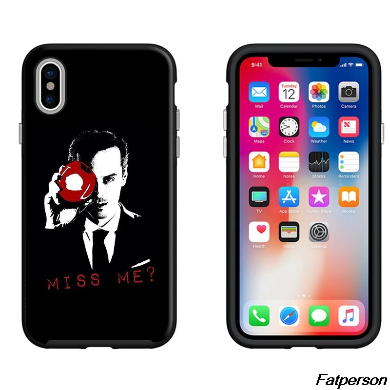 Sherlock Holmes Black soft Silicone TPU Phone Case Cover For Apple iPhone X10 8 8plus 7 7plus 6s 6plus 5 5s SE Coque cases |