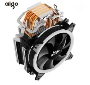 E3 AIGO E3 4 тепловые трубки кулер процессора для AMD Intel 775 1150 1151 1155 1156 радиатор процессора 120 мм 4pin Вентилятор охлаждения процессора ПК тихий - Цвет лезвия: E3