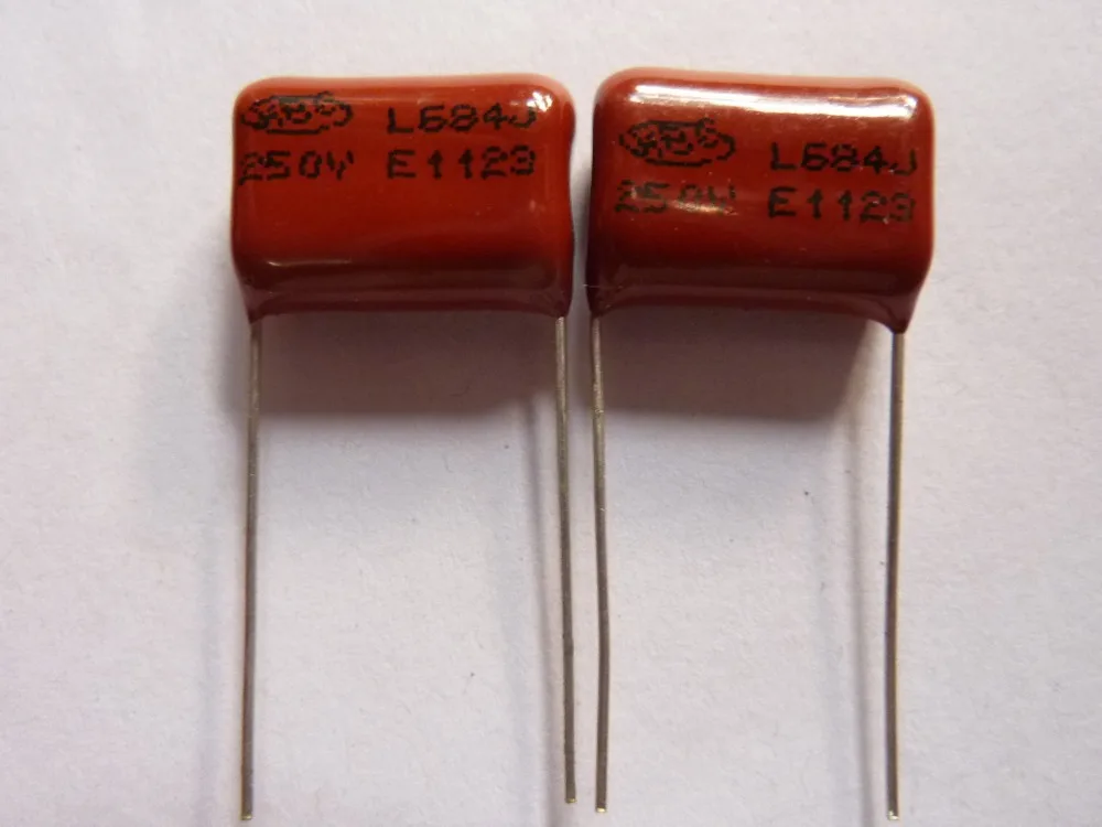 

200pcs CBB 684 250V 684J CL21 0.68uF 680nF P15 Metallized Polypropylene Film Capacitor