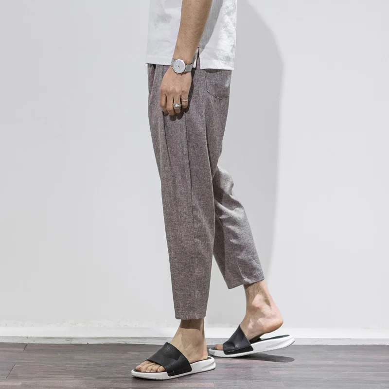 Новинка 2016 хлопковые свободные шаровары для отдыха брюки до щиколотки летние