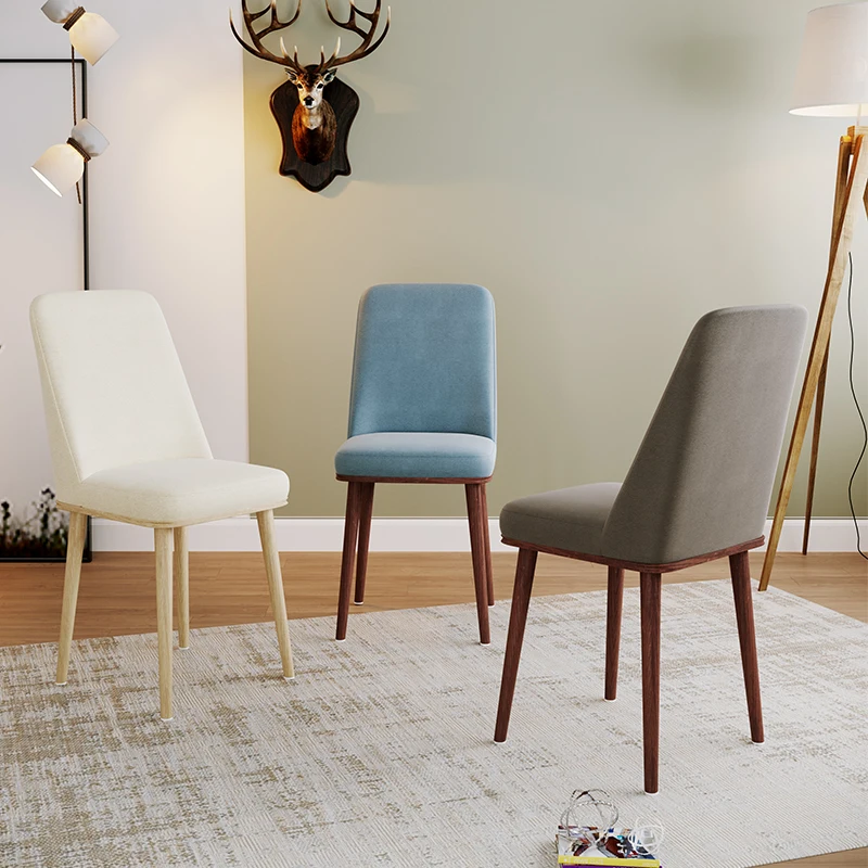 Обеденный стул в скандинавском стиле из искусственной кожи Модная креативная