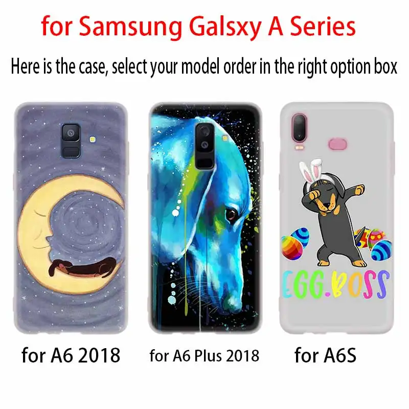 Чехол для Samsung A42 A52 A72 A32 A12 A71 A51 A70 A50 A20 A30 A20S A21S A50S A6 A7 A8 2018 Такса Силуэт