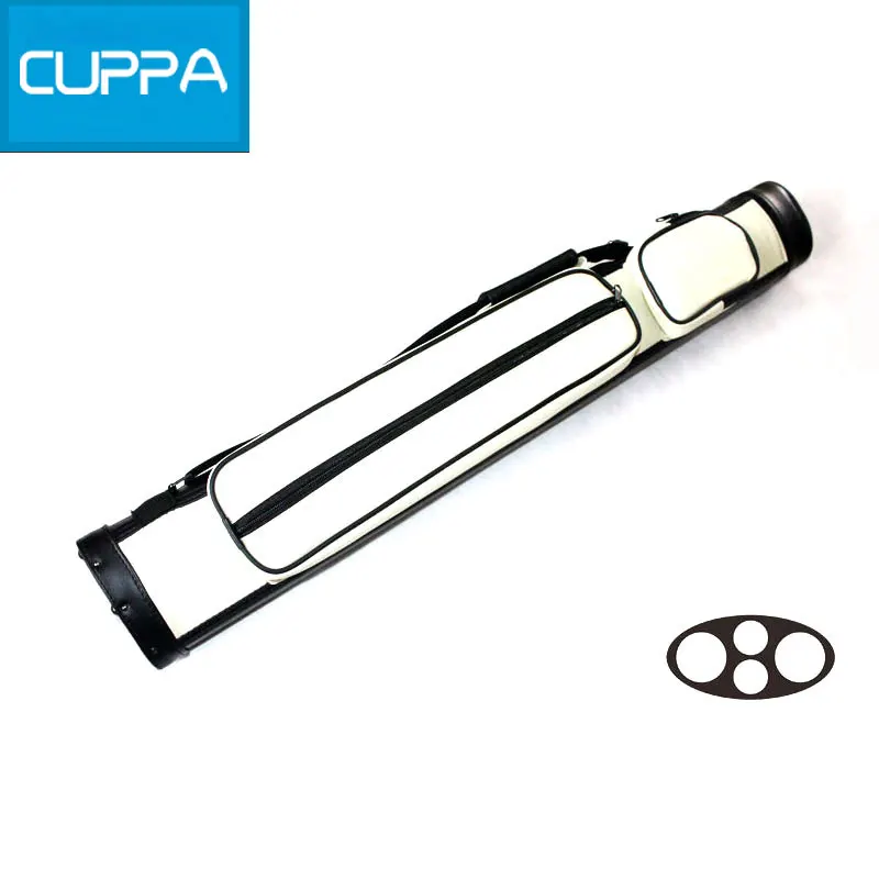 

2016 Cuppa Pool Cue Case 1/2 Pool Billiard Cues Cases 4 Holes Leather PU Billiard Accessories China