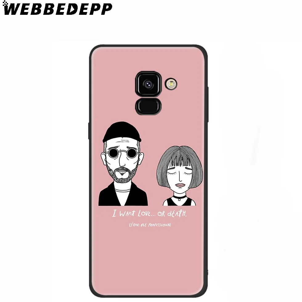 WEBBEDEPP Leon Matilda Natalie Portman силиконовый чехол для Samsung Galaxy A3 A5 A6 A7 A8 A9 A10 A20 A30 A40 A50 A70 M10 M20 M30