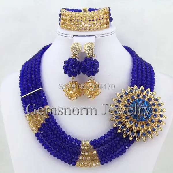 Модные женские украшения Набор Свадебные ожерелье комплект ювелирных изделий