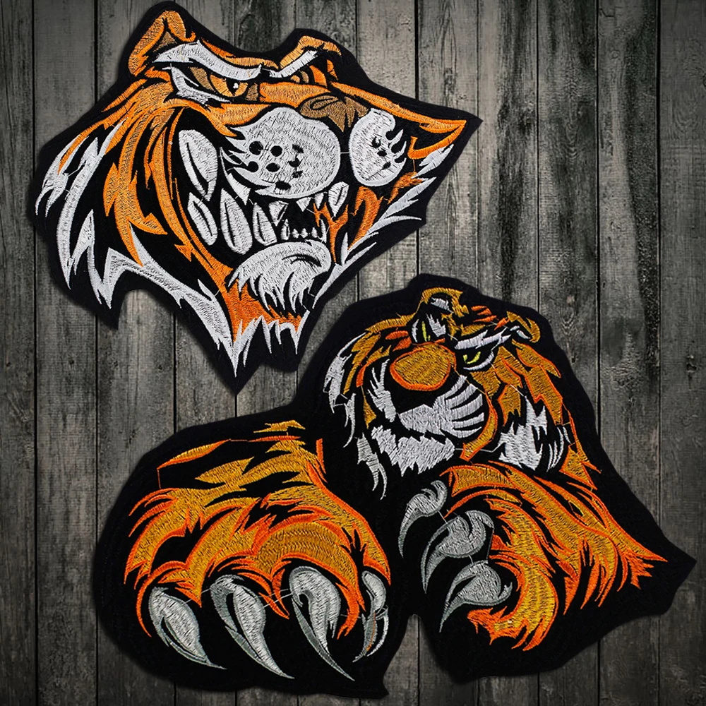 FashionTiger головка приклеивающиеся утюгом нашивки вышитая аппликация этикетка для