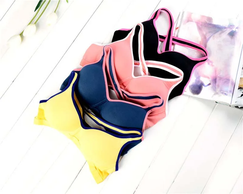 KILIE/розовый бюстгальтер для первых тренировок для девочек-подростков; нижнее белье для спорта