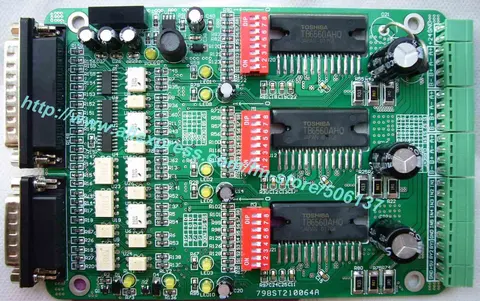 TB6560/T3 CNC драйвер, алюминиевый корпус CNC 3-осевой Драйвер шагового двигателя TB6560 контроллер, M335/T3 3-осевой CNC драйвер