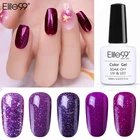 Гель-лак для ногтей Elite99, 10 мл, УФ-Красочный Фиолетовый лак для ногтей, художественный Гель-лак для ногтей, долговечный гель, основа и верхнее покрытие