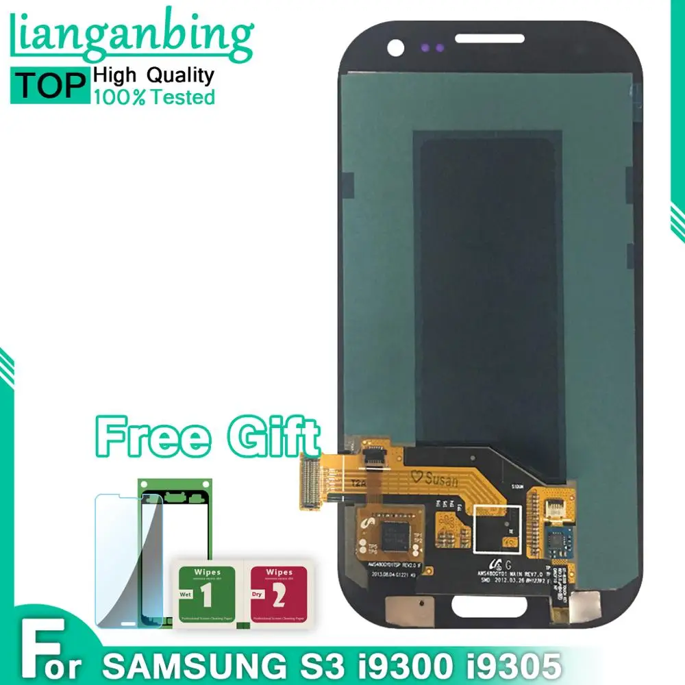 Новый Super AMOLED LCD S III S3 i9300 i9300i i9301 дисплей 100% протестированный рабочий сенсорный