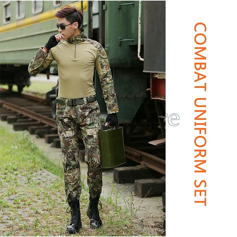Одежда для охоты страйкбол камуфляжный костюм в стиле милитари Unfirom пейнтбольное