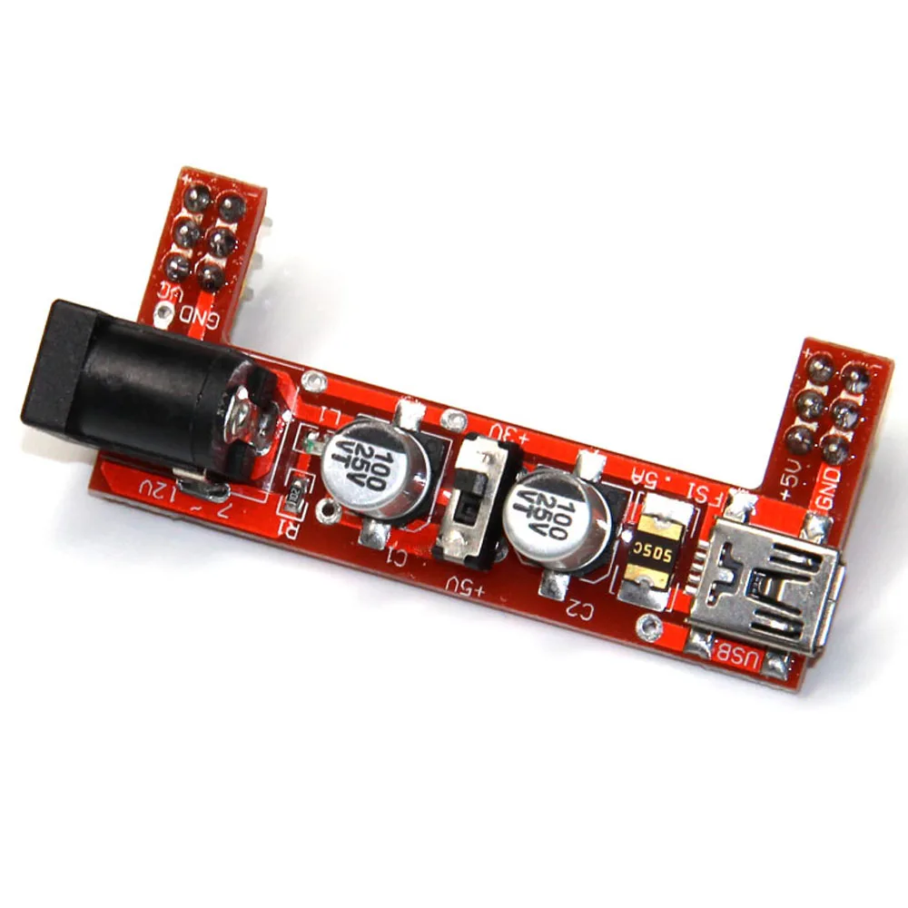1pcs Breadboard Power Supply Module 2 Channel 5V/3.3V For Arduino FZ1383 | Replacement Parts