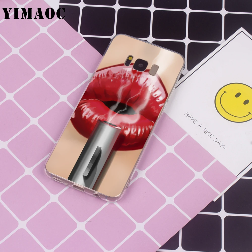 YIMAOC Губы Татуировки Идеи для samsung Galaxy A10 A20 A30 A40 A50 A70 A2 J4 J6 J7 J8 Core Duo Примечание 10 Plus