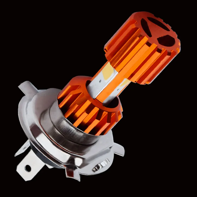 H4 светодиодный передняя фара мотоцикла 9V~ 80V 2000LM Супер яркий 3X COB светодиодный светильник Hi/Lo Скутер ATV огни для Suzuki YAMAHA KTM