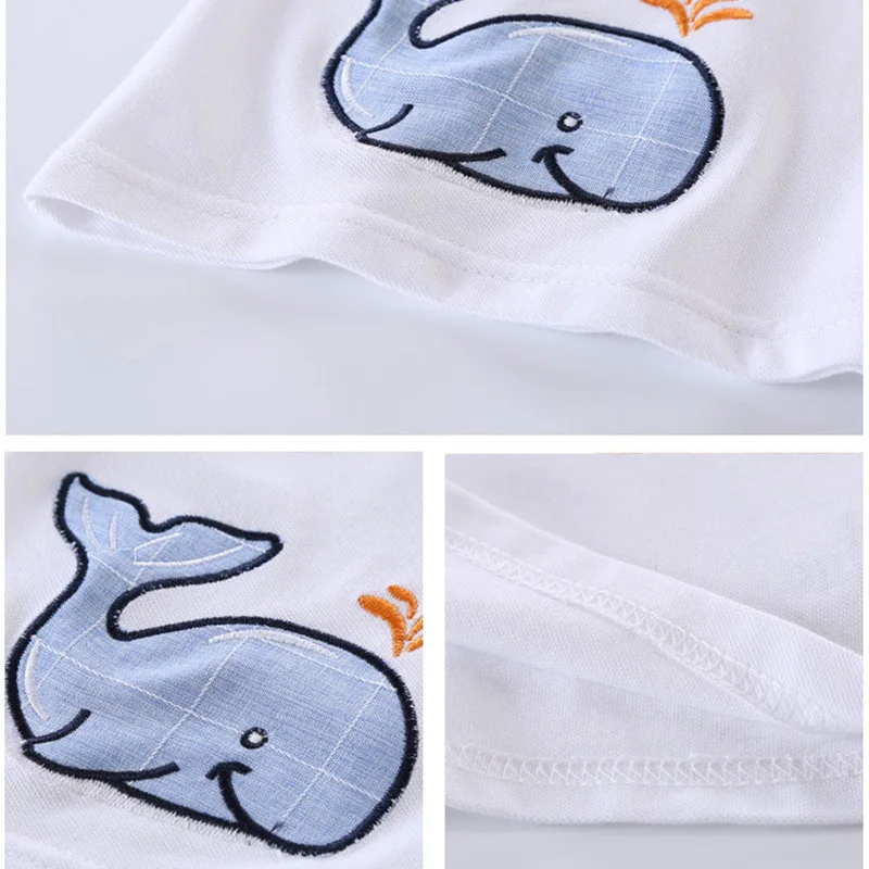 2018 новый летний Стиль Одежда для детей Повседневная КИТ узор комплекты одежды