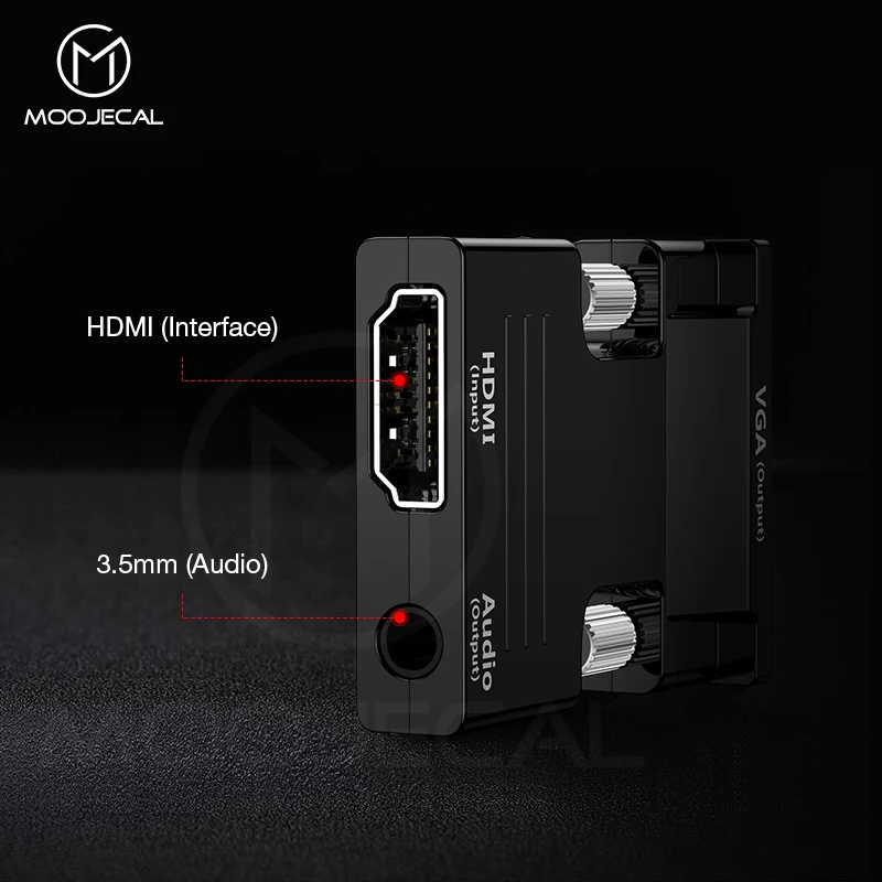 Высокое качество адаптер hdmi vga мужчина к конвертер с разъемом 1080 P цифро