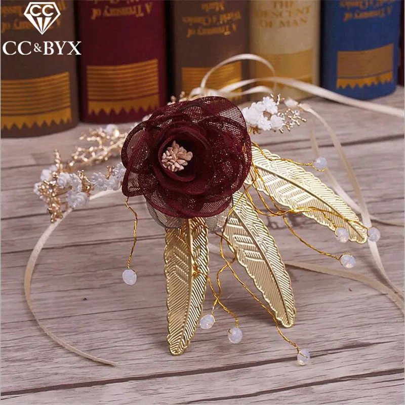 Ювелирные украшения CC диадемы свадебные аксессуары для волос невесты ручной