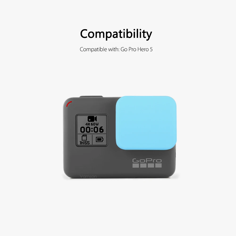 Vamson для GoPro Hero 6 5 Аксессуары Защитный чехол силиконовый объектива камеры Go Pro