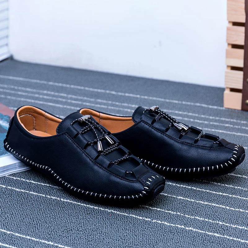 Thestron Men Leather Shoes Casual Footwear Red Black Sliver Brown Fashion Male Designer 2019 Autumn New | Обувь