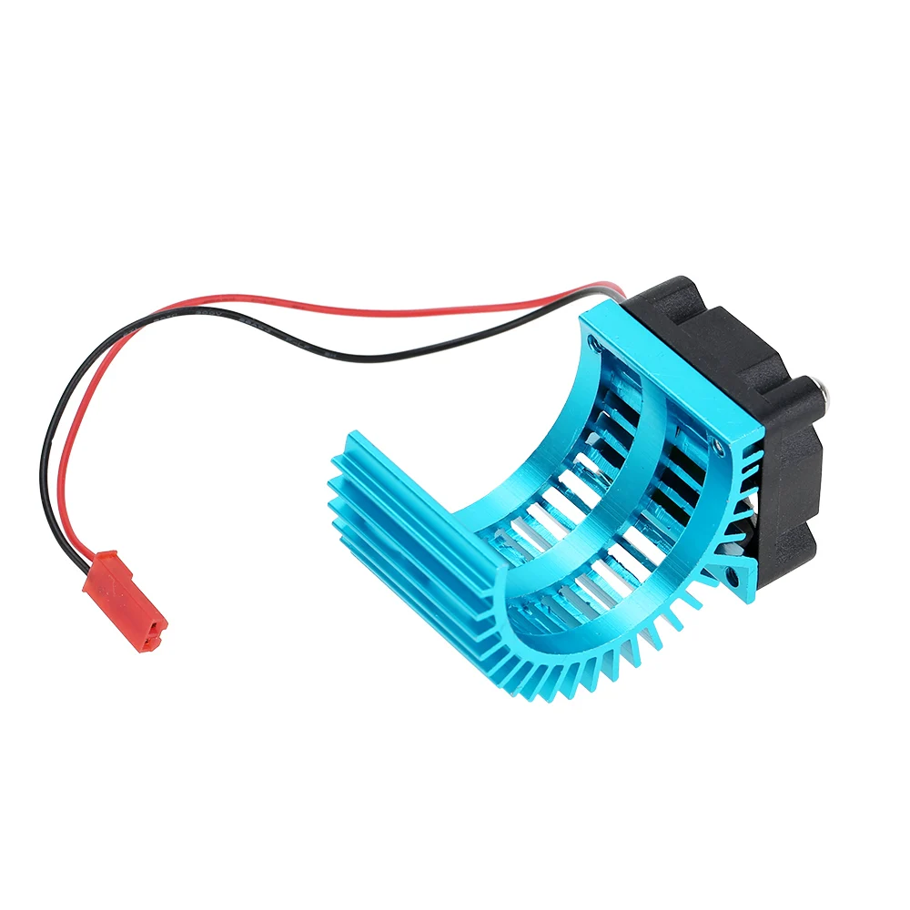 Радиатор двигателя 7014 с охлаждающим вентилятором для HSP 1/10 RC Car 540/550 3650|motor heat sink|motor