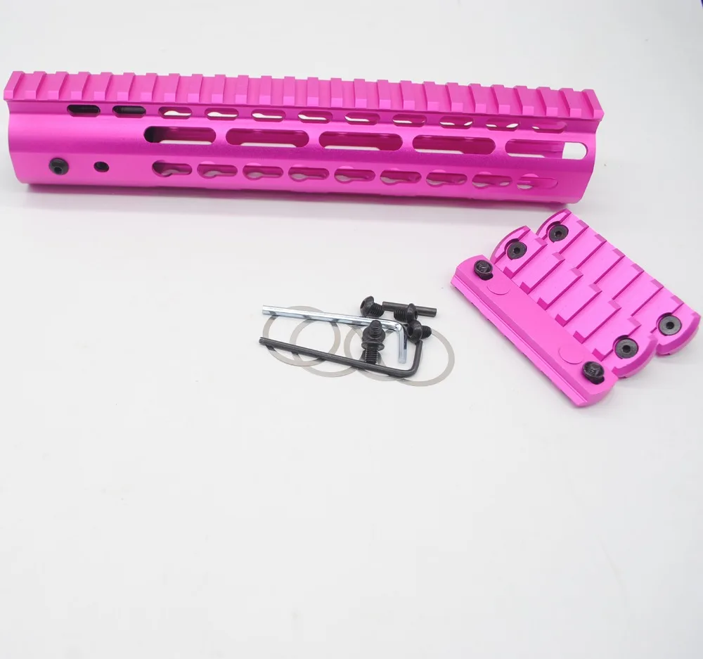 Aplus 7/9/10/12/13,5/15 ''дюймовый Keymod Handguard свободном Пикатинни раздел System_Pink анодированный