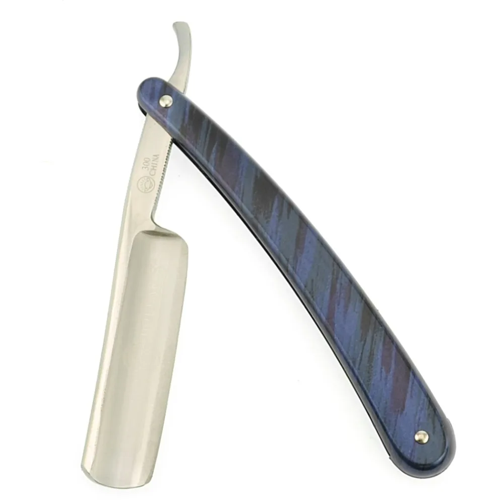 Мужской золотой доллар прямой бритвенный складной опасная нож для бритья борода