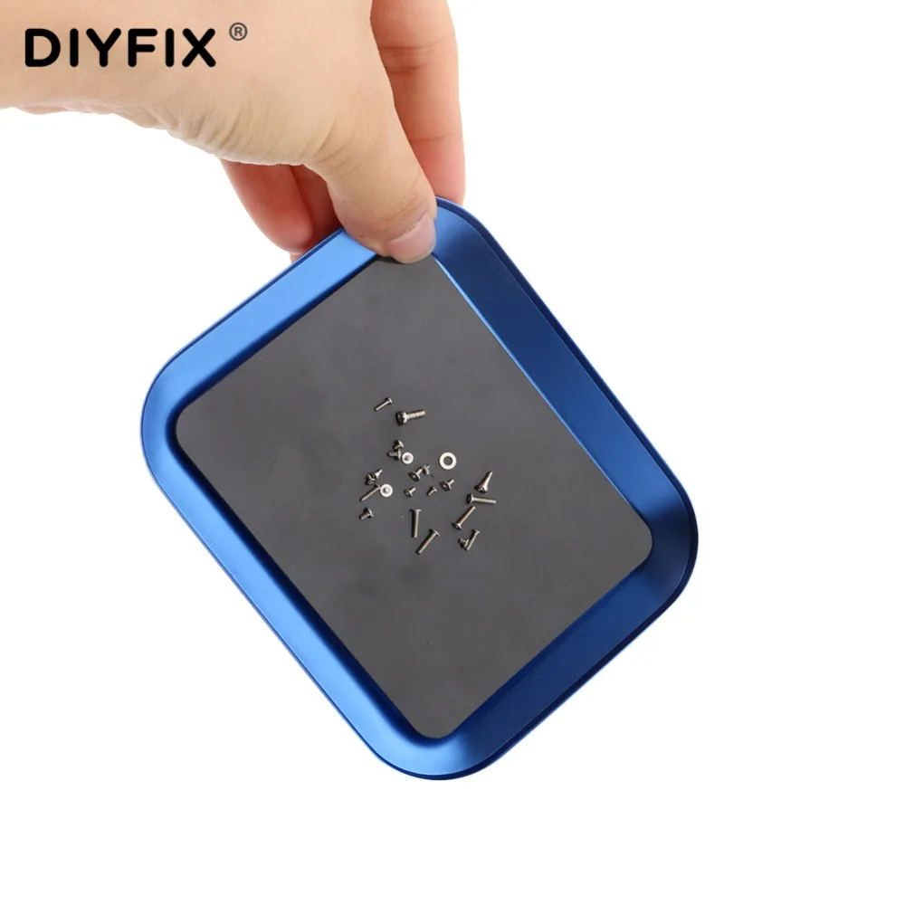 DIYFIX алюминиевый сплав мини Магнитный Лоток для винтов пластина лоток хранения RC