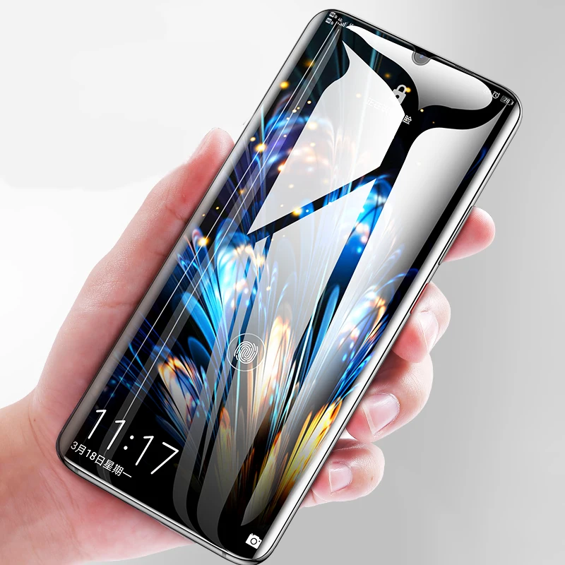 Raugee закаленное стекло для Huawei P30 Pro Защитная пленка экрана 3D полное покрытие P20 Lite