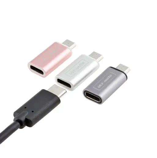 Переходник Мама Micro USB папа Type c 3 А быстрая зарядка|usb-c female|type-c to micro usbadapter usb type-c |