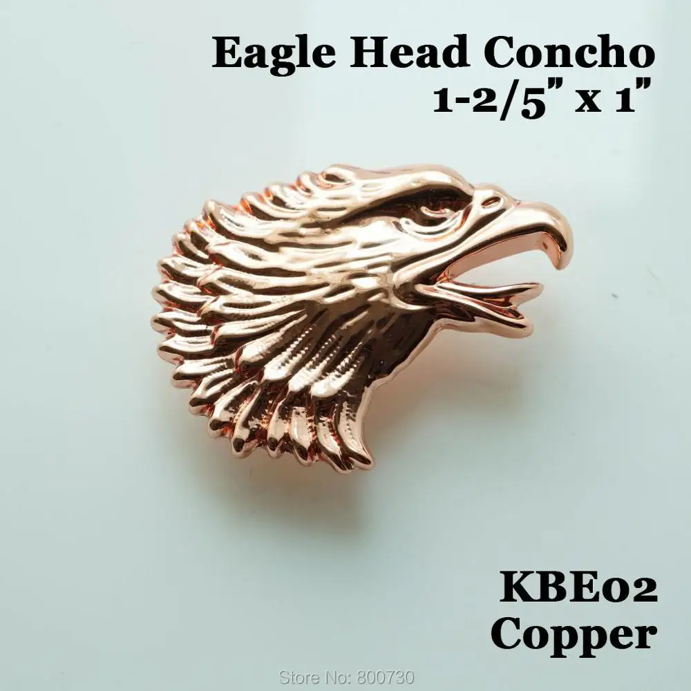 (KBE02) 10 шт. Western Concho Freedom Eagle Head Right Leathercraft | Дом и сад