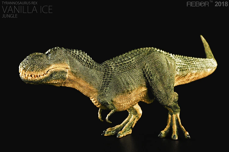 

REBOR Tyrannosaurus Rex Vanilla Ice Jungle PVC 1/35 Dinosaur Museum Class Model