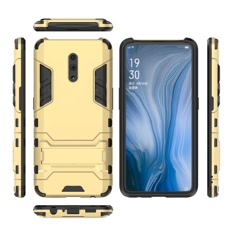 Сверхмощный армированный чехол противоударный на весь корпус для Oppo Reno/Reno 10x Zoom