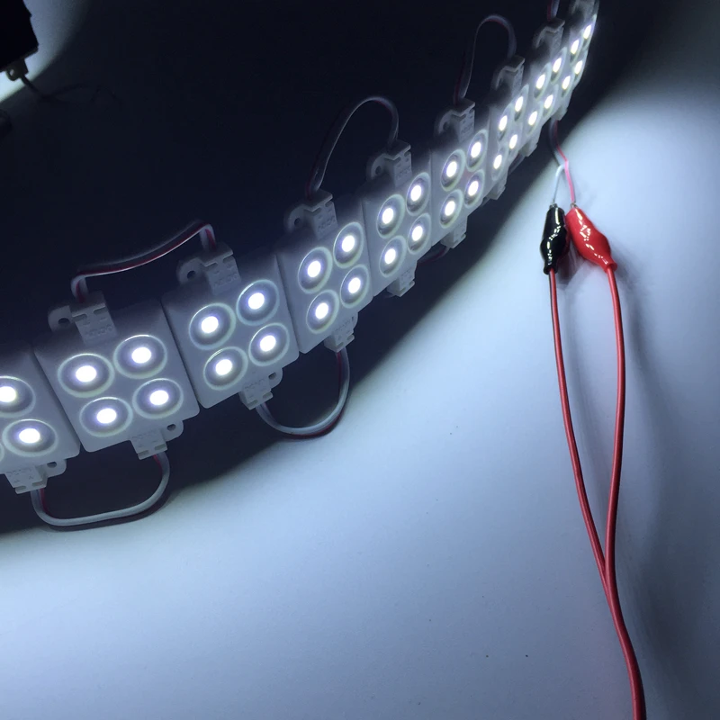 20 шт./лот светодиодный модуль 5050 smd 4 Led 12V 0 96 W водонепроницаемый IP66 для знака и