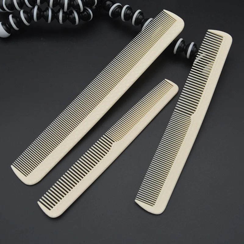 Профессиональная парикмахерская карбоновая расческа белого цвета популярная