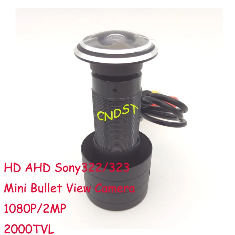 Мини Пуля HD AHD 1080P камера наблюдения за дверью 2MP 0 0001 Lux Starligt видеонаблюдения 1 78 мм