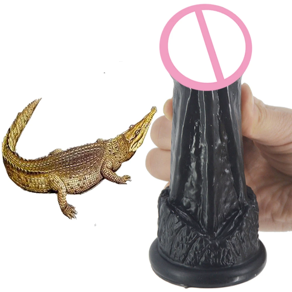 FAAK секс товары монстр животное пенис фаллоимитатор черный и мясной розовый 2