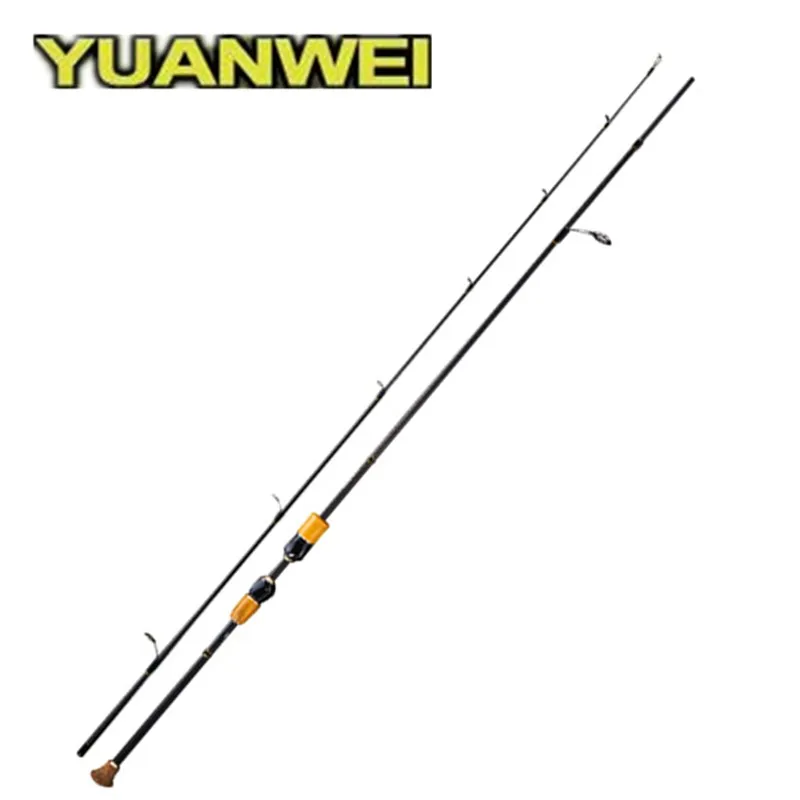 

2-секционный спиннинг YUANWEI 1,8 м 2,1 м ML m MH Power Vara De Pescar Carbono, удочка для приманки, удочка для морской ловли окуня