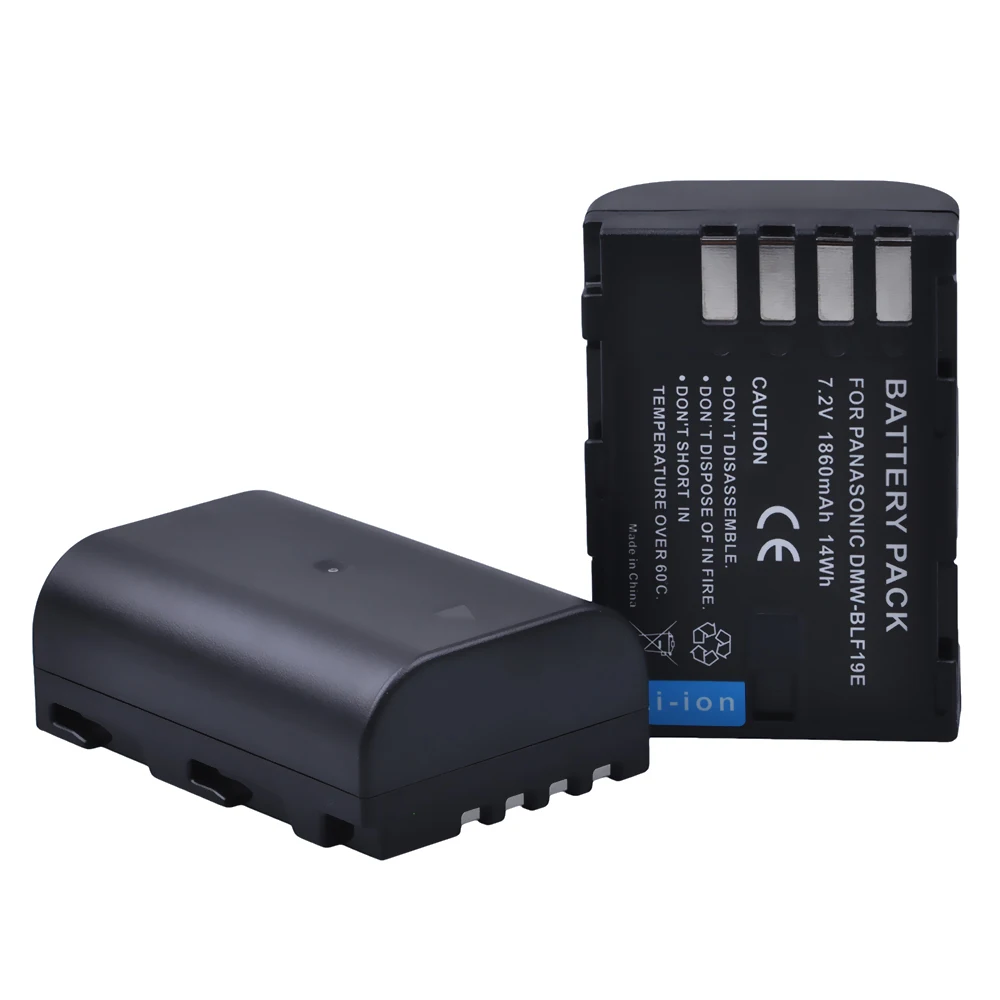 Powertrust 2 шт. 1860 мА · ч DMW BLF19 стандартная батарея + зарядное устройство с двумя USB